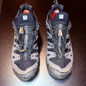 SALOMON X Ultra GTX GoreTex Hiking Trail Running camping Shoes men 10 black